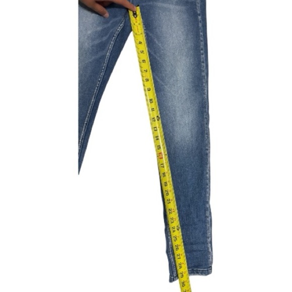 Flying Monkey Womens Skinny Jeans in medium wash stretch Size 29 - Picture 4 of 9